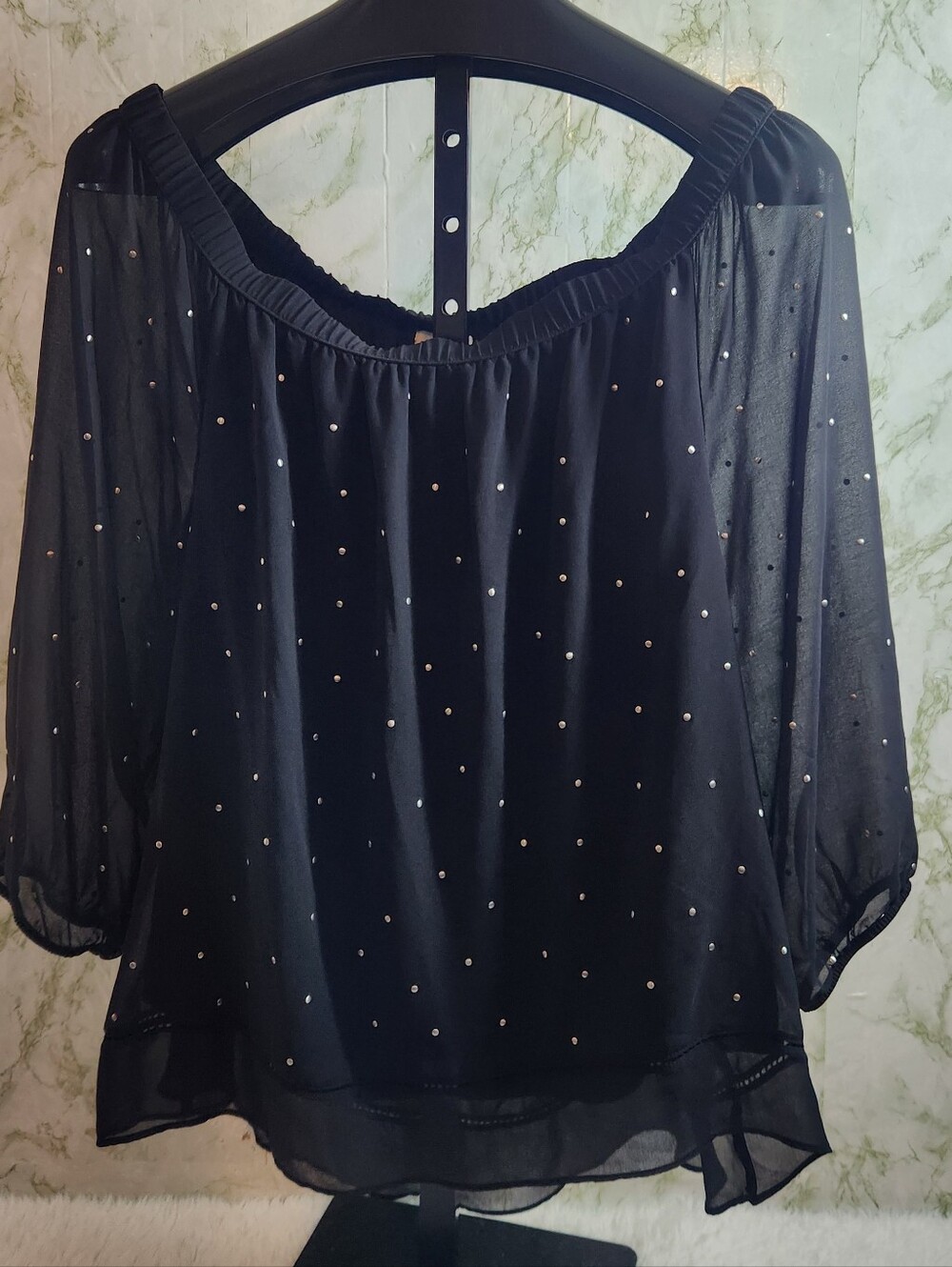 Maurices Off The Shoulder Beautiful Black Top